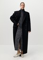 Пальто oversize из Итальянской шерсти PREMIUM Черный цвет